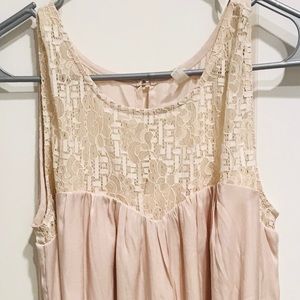 PinkBlush maternity dress- cream/light pink color